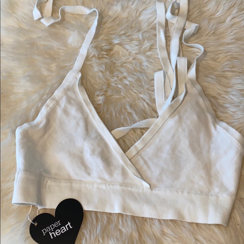 Wrap crop top small